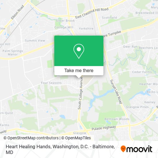 Heart Healing Hands map
