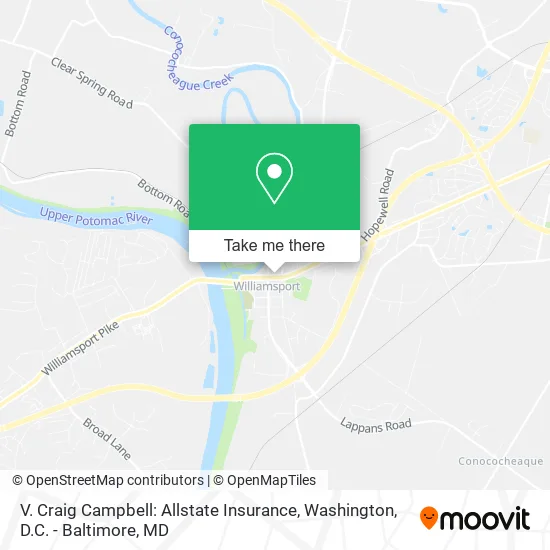 V. Craig Campbell: Allstate Insurance map