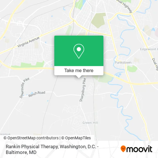 Rankin Physical Therapy map