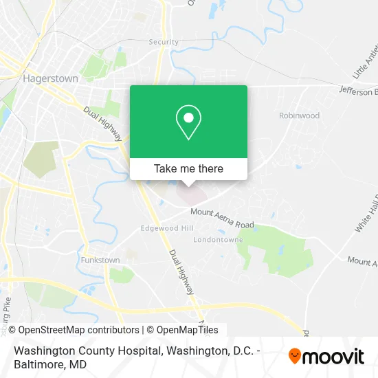 Washington County Hospital map