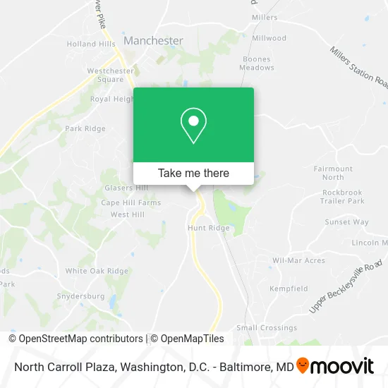 North Carroll Plaza map