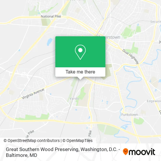 Great Southern Wood Preserving map