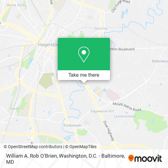 William A. Rob O'Brien map