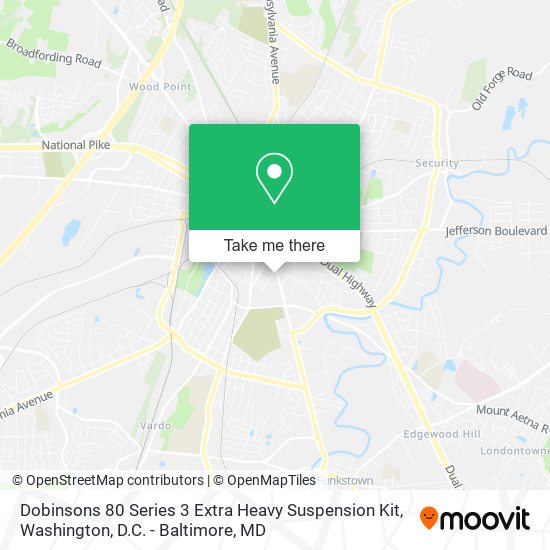 Dobinsons 80 Series 3 Extra Heavy Suspension Kit map