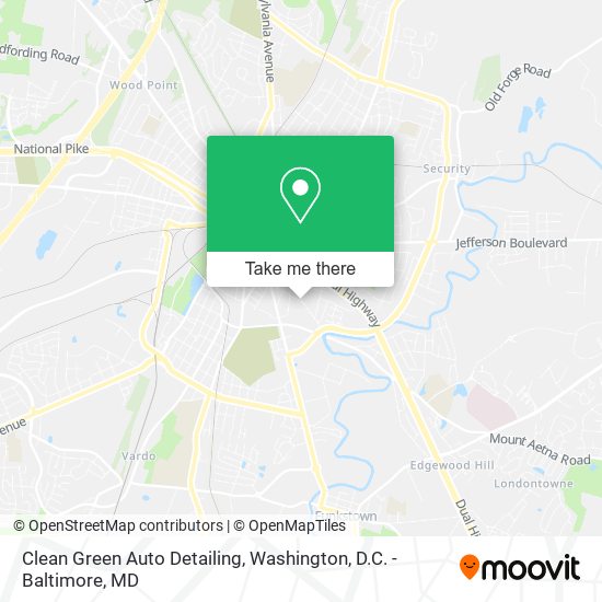 Clean Green Auto Detailing map
