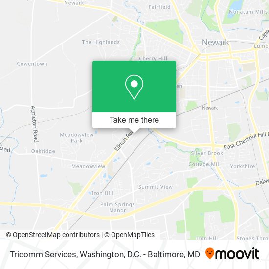 Tricomm Services map