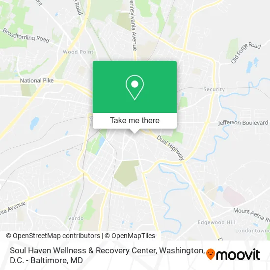 Soul Haven Wellness & Recovery Center map