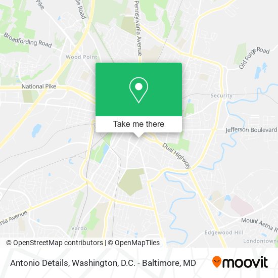 Antonio Details map