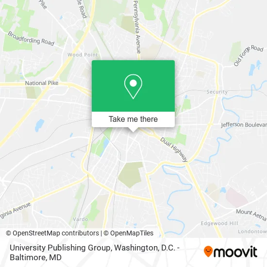Mapa de University Publishing Group