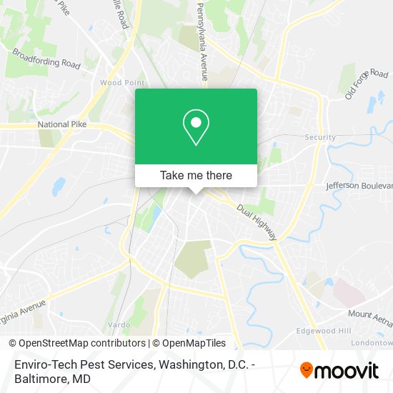 Mapa de Enviro-Tech Pest Services