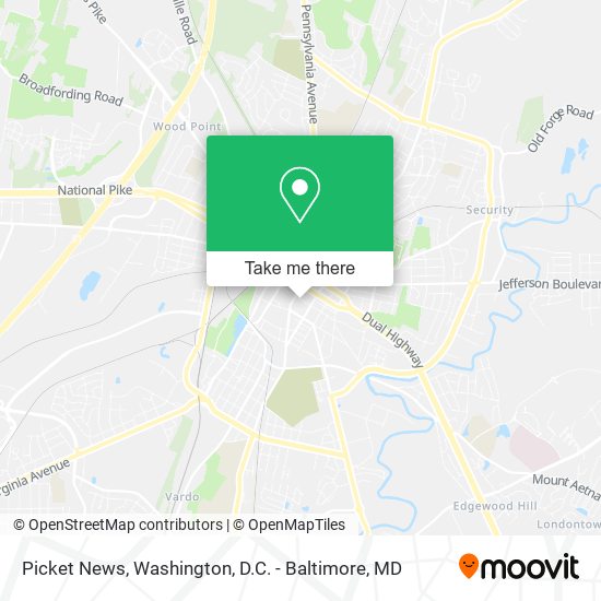 Picket News map
