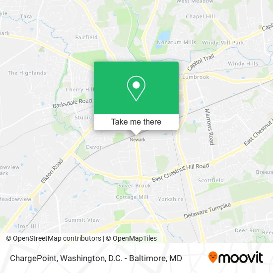 ChargePoint map