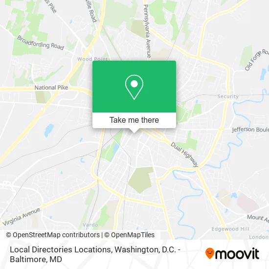 Local Directories Locations map