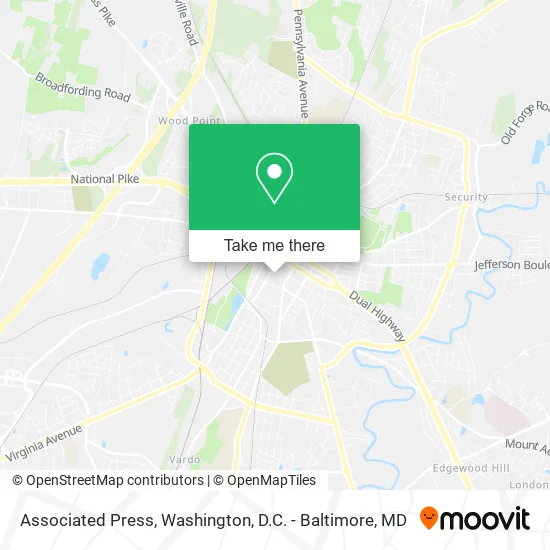 Associated Press map