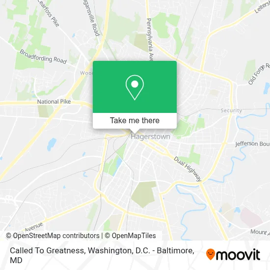 Called To Greatness map