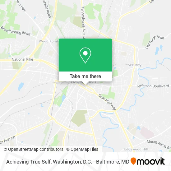 Achieving True Self map