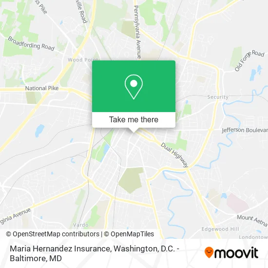 Maria Hernandez Insurance map