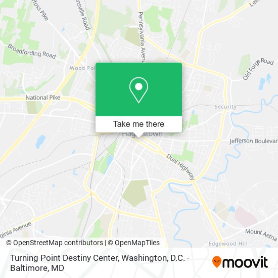 Mapa de Turning Point Destiny Center