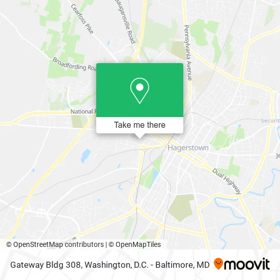 Gateway Bldg 308 map