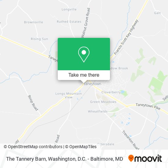 The Tannery Barn map