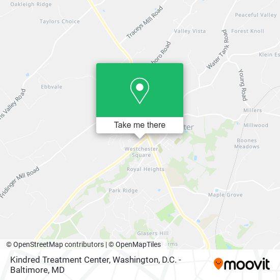 Mapa de Kindred Treatment Center