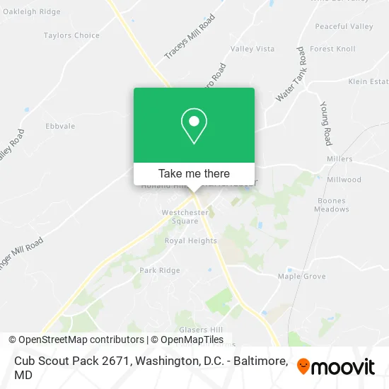 Cub Scout Pack 2671 map