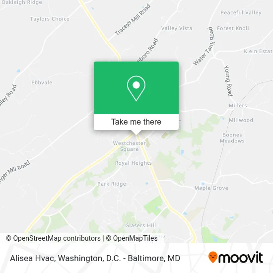 Alisea Hvac map