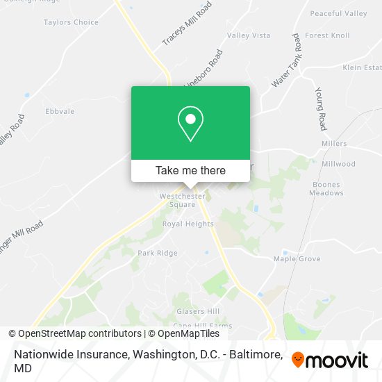 Nationwide Insurance map