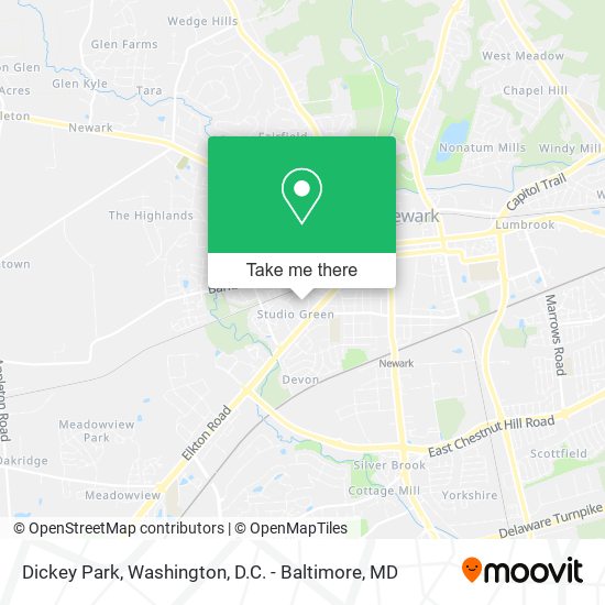 Dickey Park map