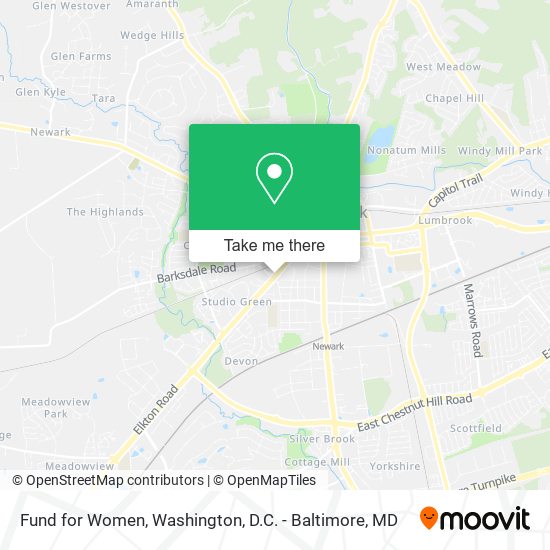 Fund for Women map