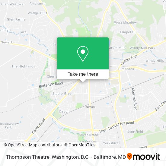 Thompson Theatre map