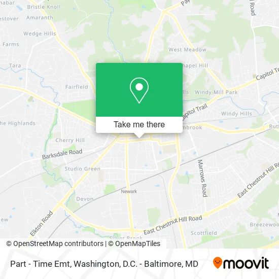 Part - Time Emt map