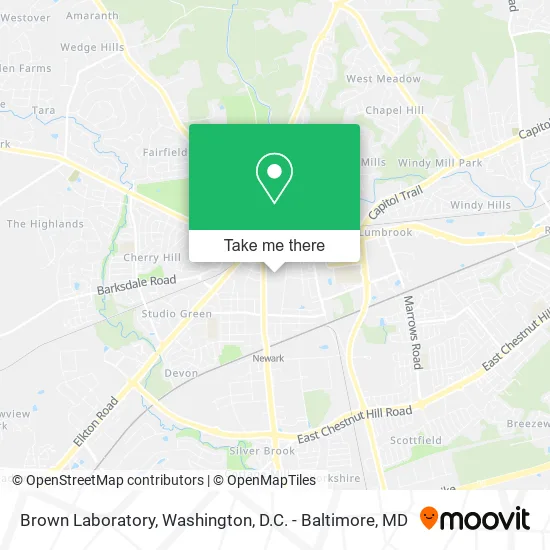 Brown Laboratory map