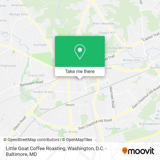 Little Goat Coffee Roasting map