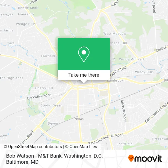 Bob Watson - M&T Bank map