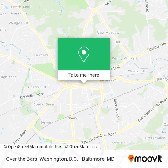 Over the Bars map