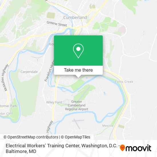 Electrical Workers' Training Center map