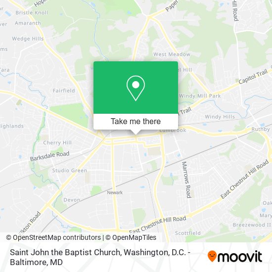 Mapa de Saint John the Baptist Church