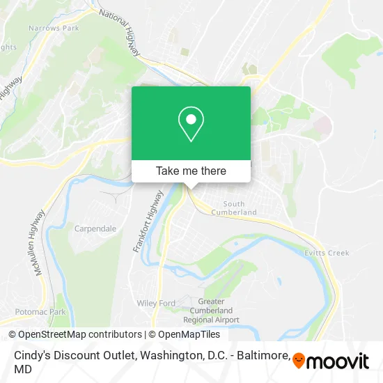 Cindy's Discount Outlet map