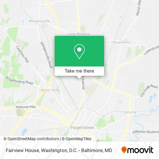 Fairview House map