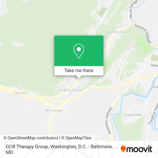 GCR Therapy Group map