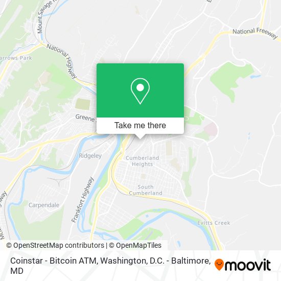 Coinstar - Bitcoin ATM map