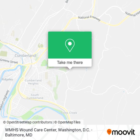 WMHS Wound Care Center map