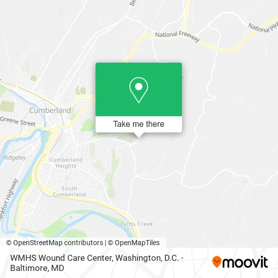 WMHS Wound Care Center map