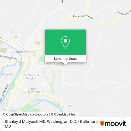 Stanley J Matyasik MD map