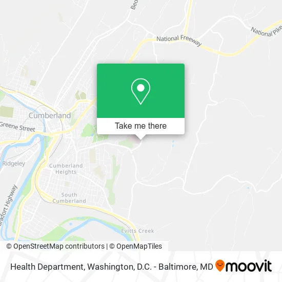 Health Department map