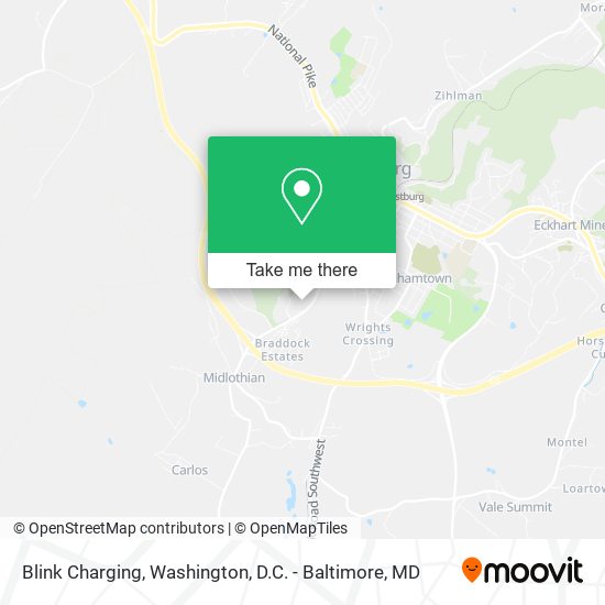 Blink Charging map