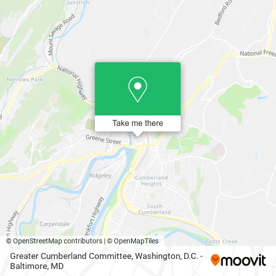 Mapa de Greater Cumberland Committee