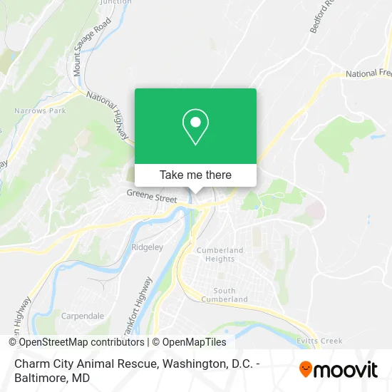 Charm City Animal Rescue map