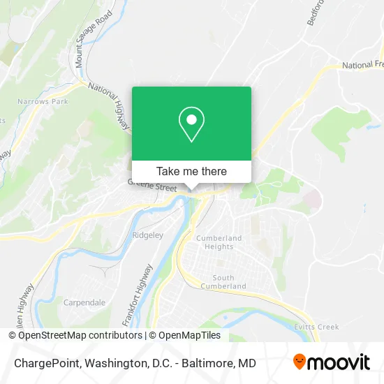 ChargePoint map